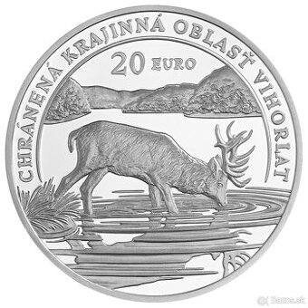 slovenské strieborné eurové zberateľské mince PROOF