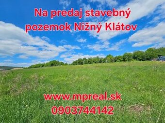 Na predaj stavebný pozemok Nižný Klátov