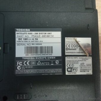 notebook na nahradne diely