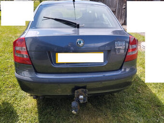 piate dvere, dvere, zadny naraznik škoda octavia II