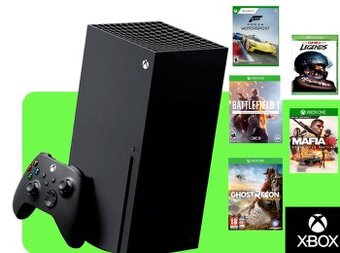 XBOX SERIES X + ovládač + 5 top hier