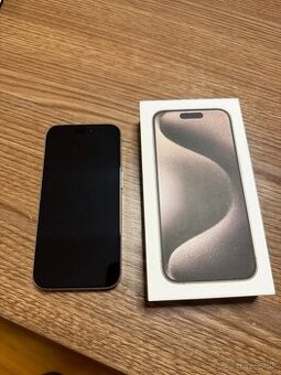 iPhone 15 Pro, Natural Titanium, 256GB