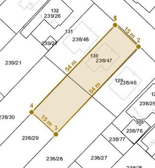 POZEMOK NA STAVBU RD HORNE CHLEBANY