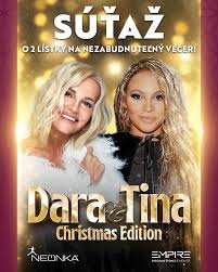 Predám 4 vstupenky Dara & Tina: Christmas edition, Košice
