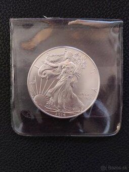 Silver dollar,bankovky,puzdro