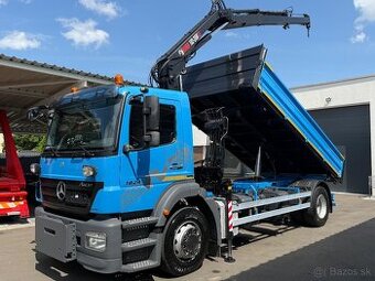 Mercedes-Benz Axor vyklápač trojstranný hydraulická ruka