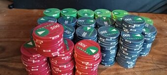 Predám keramické žetòny na poker alebo iné casino hry - 1