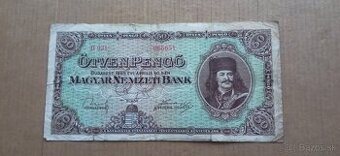 50 pengő 1945 predané