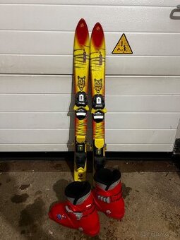 Detske lyze 80 s lyziarkami