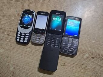 Predam 4 kusy tlacitkovych telefonov v dobrom stave vhodne d