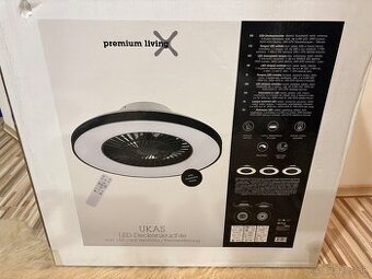 LED stropné svetlo s ventilátorom