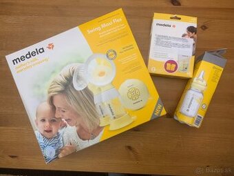 Elektrická odsávačka materského mlieka + fľaša