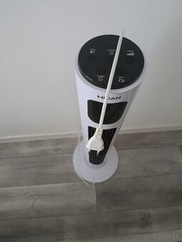 Stĺpcový ventilátor na ovládanie (ovládač je súčasťou)