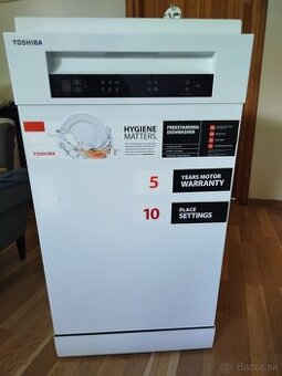 Umývačka riadu Toshiba 45 cm