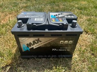 Predám autobatériu 4MAX Battery 12V 77Ah/760A