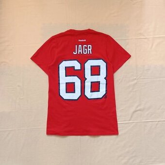 Jaromír JAGR #68 Florida Panthers NHL červené tričko S
