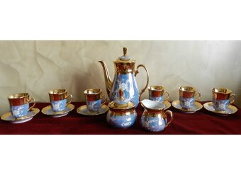 Čajová  súprava Neznačená Čechy  1.pol. 20 st