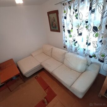 Biely kožený gauč zn. PHASE