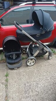 Stokke Crusi hlboky kocik + sportovy + pre surodenca