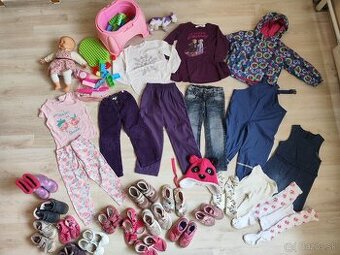 Balík oblečenia pre dievčatko veľ. 2-4 roky