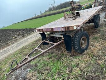 Predám vlečku 7/8t a podmietací pluh