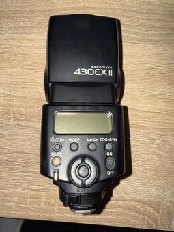 Canon Speedlite 430 II batérie Enelop + nabíjačka