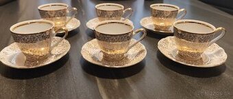 Luxusný porcelánový set šálok – Gräfin Grätz Czechoslovak