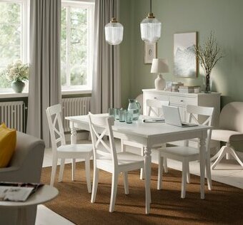 ROSENTORP Stolička, biela