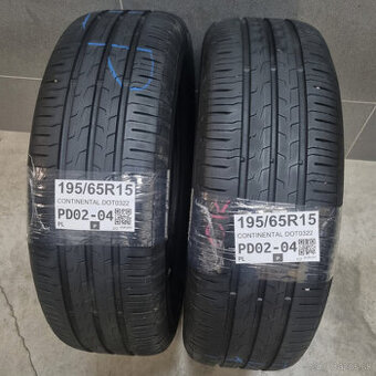 Letné pneumatiky 195/65 R15 CONTINENTAL