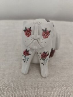 Royal dux kočka mačka Rada brusel porcelánová soška