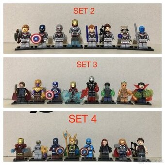 Figúrky Superhrdinovia (8ks) - typ lego 1 - nové