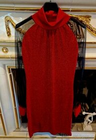 Slávnostné červené šaty veľ XS