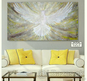Obraz "Strážne krídla 3D malba ( 130x70 cm)