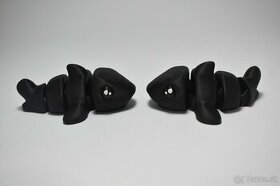 mini ohybný žralok - 3D tlač - "Handmade" - 1