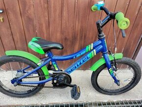 Detský bicykel Kenzel Lime 16 black-blue