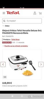 FRITÉZA TEFAL  Multifunkčný hrniec  FR495070 Versalio Deluxe