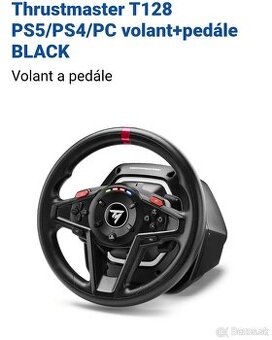 Volant s pedálmi PS4