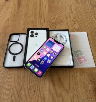 iPhone 13 Pro 256 gb Silver - komplet príslušenstvo, zaruka