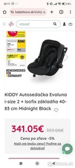Autosedačka vajce kiddy isize
