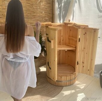 Mobilná sauna domáce kúpele mini parná sauna súkromná sauna