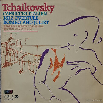 Retro gramofónová LP platňa Tchaikovsky 1812
