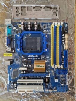 ASRock N68C-GS FX, AM2+ AM3 AM3+ , DDR2 / DDR3