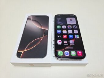 APPLE IPHONE 16 PRO 256GB ,DESRT TITANIUM,BATERKA 99%