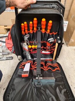 Predám kvalitný ruksak na náradie s náradím pre elektrikára - 1