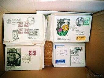 krabica FDC-Rakúsko +prešlá pošta