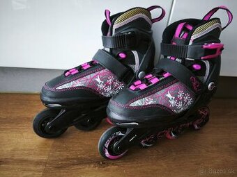 Detské kolieskové korčule veľkosť 33-37 - 1