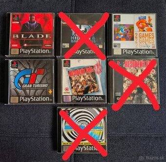Playstation 1 PSX Hry