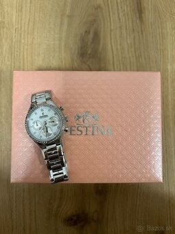 FESTINA stireborné náramkové hodinky