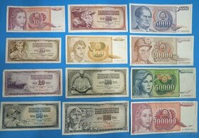 Bankovky JUGOSLÁVIE - 1968-1986