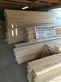 Tatranský profil - drevený obklad - perodrážka